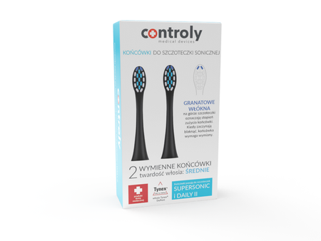 Końcówka do szczoteczki Controly Supersonic i Daily II - średnia