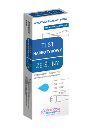 TEST narkotykowy ze śliny