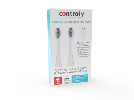 Końcówka do szczoteczki Controly Supersonic i Daily II - średnia