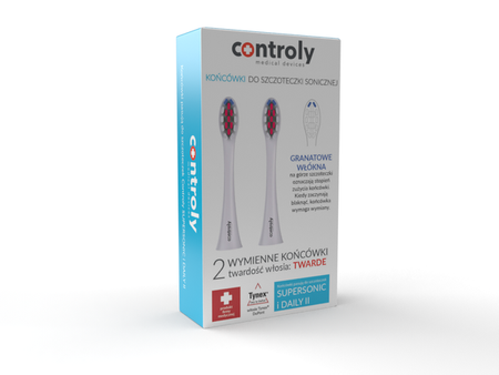 Końcówka do szczoteczki Controly Supersonic i Daily II - twarda