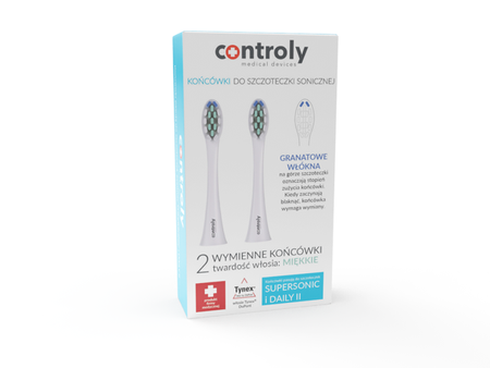 Końcówka do szczoteczki Controly Supersonic i Daily II - miękka