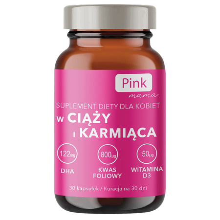 Pink mama W ciąży i karmiąca 30 kapsułek